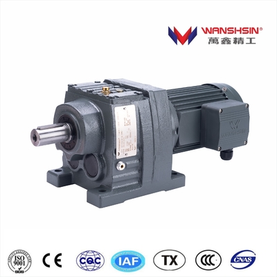laris R Helical Geared Motor Untuk Mesin Tekstil Konveyor dan banyak industri