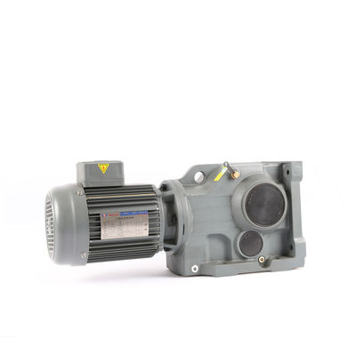Flange Mounted M6 Helical Bevel Gear Motor Untuk Mengangkat Mesin