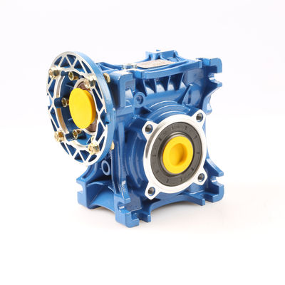B14 Flange 370W Worm Reducer Gearbox Permukaan Kekerasan HRC58