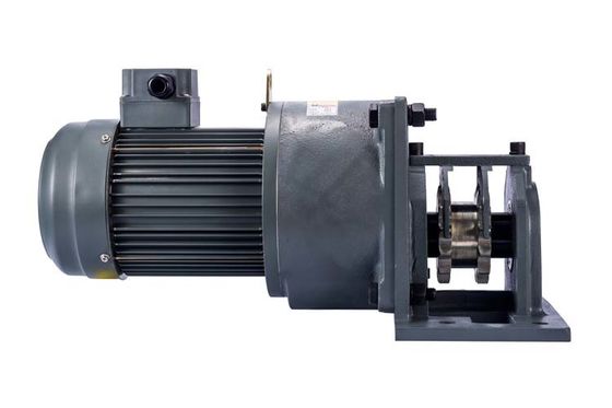 Struktur Kompak 22rpm Output Roda Rantai Motor Rem Diarahkan