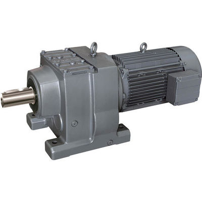 R Series Helical Gear Motor Pengurang Kecepatan Motor Frekuensi 50Hz / 60Hz