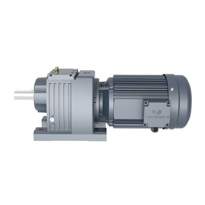 R series Key Shaft Foot Mounted Helical Gear Motor Untuk Penggerak Agitator