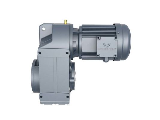 Low Noise Right Angle Gear Reducer Foot / Flange Mounted Untuk Winch Gearbox