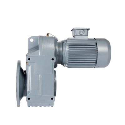 Rasio Reduksi Terpasang Flange 1/3 Besi Cor Helical Gearbox Paralel