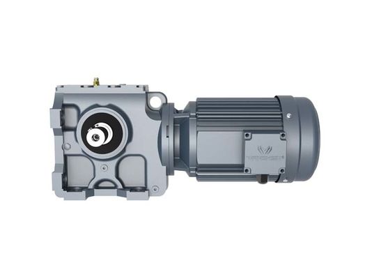 Ukuran heliks 47 Torsi Tinggi Worm Gearbox ISO9001