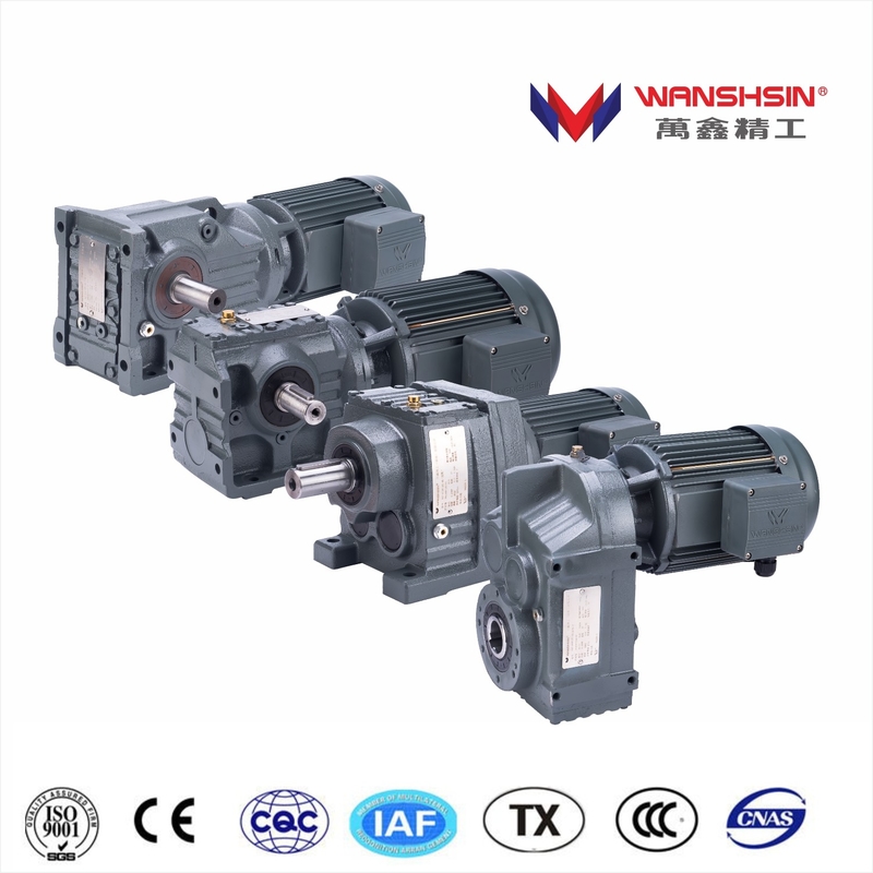 torsi tinggi K Series Helical Bevel Gear Box AC Electric Transmission Gear Motor Gearbox