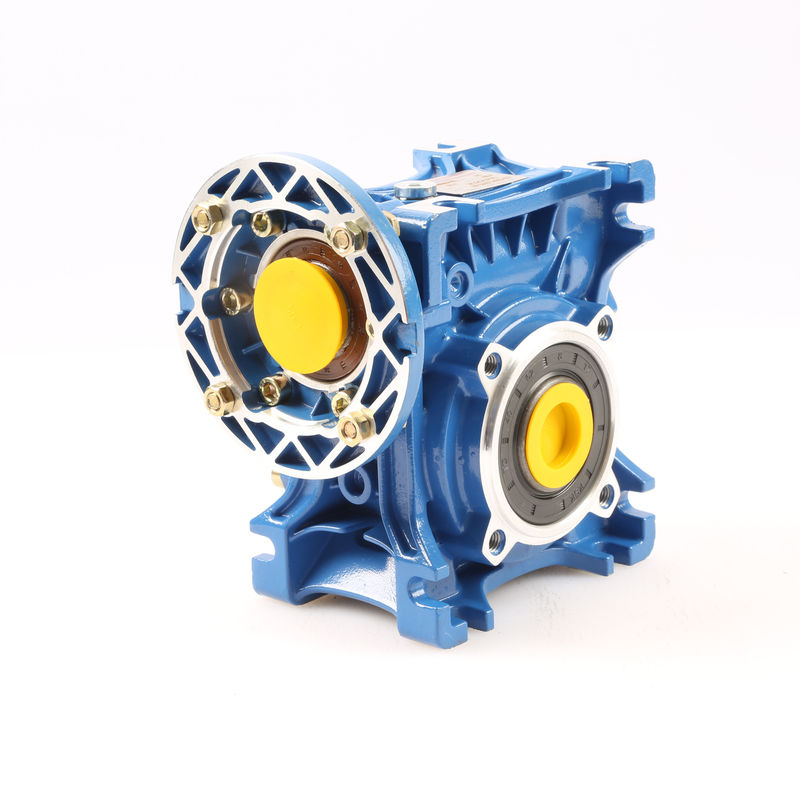 Rasio Pengurangan 1/60 1.1kW Worm Speed ​​Reducer Gearbox Worm Torsi Tinggi