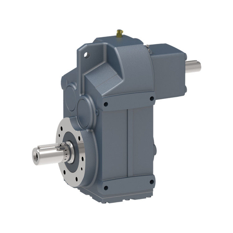Wanshsin F Series Helical Gear Reducer Ac Electric Bevel Gear Motor Untuk Konveyor